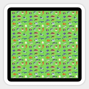 Fish Pattern Sticker